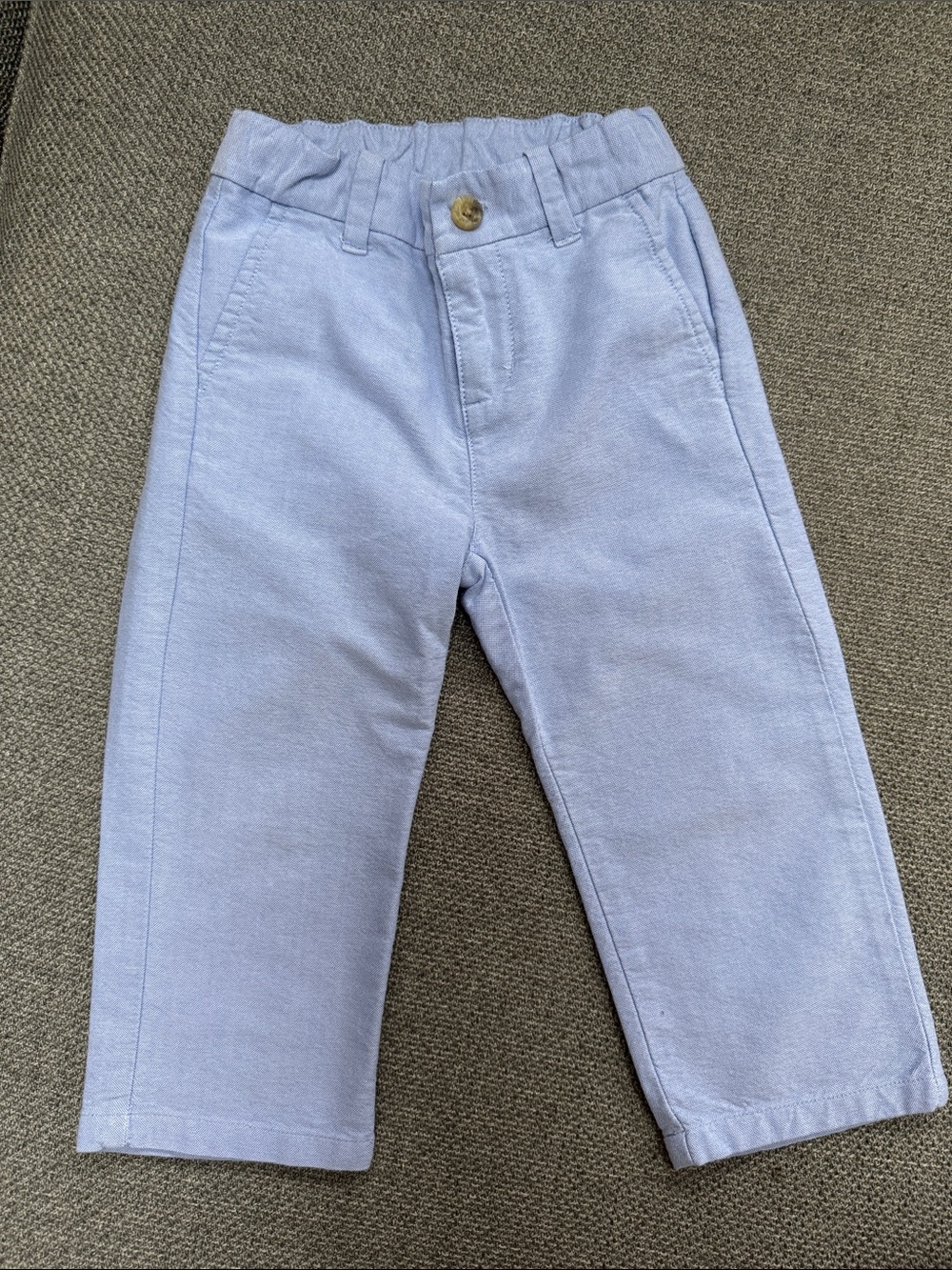 Janie and Jack Light Blue Chino-Style Kids Pants